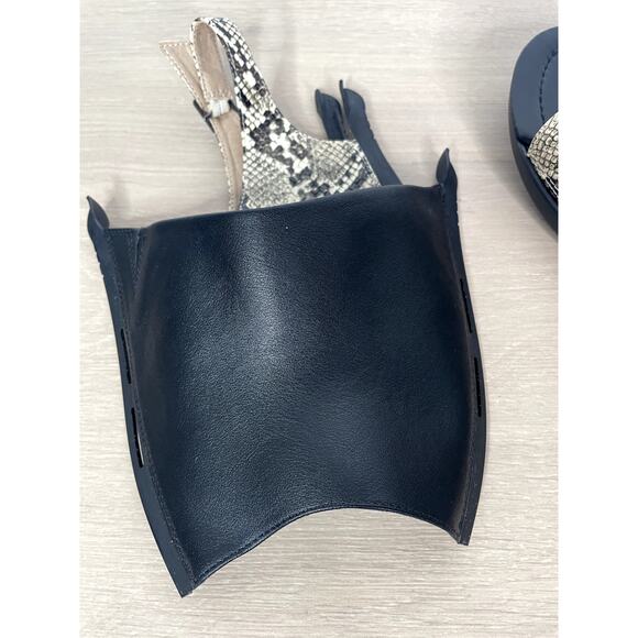 SoleyJane Sydney Heels Adelaide Snake & Sydney black 10 - Picture 9 of 11